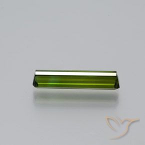 Turmalina verde escuro Natural 1.97ct, Corte Octógono / Esmeralda, VVS-VS
