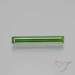 1.66ct Natural verde escuro Turmalina, Corte Esmeralda, VS