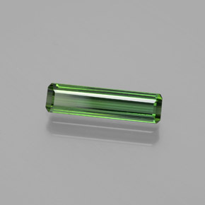 Turmalina Verde Natural 1.03ct, Corte Esmeralda, VVS-VS