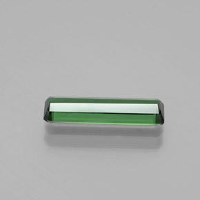 Turmalina verde natural 1,29ct, corte esmeralda, VVS-VS