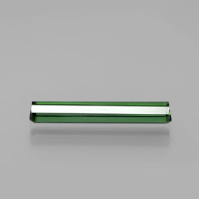 Turmalina verde natural 1,27ct, corte esmeralda, VVS-VS