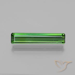 1.42ct Natural Verde médio Turmalina, Corte Esmeralda, VS