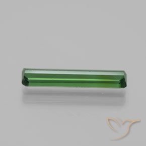 Turmalina Verde médio Natural 1.42ct, Corte Octógono / Esmeralda, VS