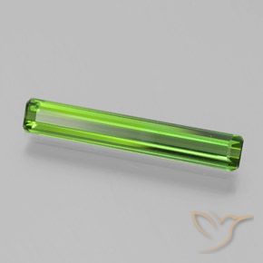 Turmalina Verde floresta Natural 1.22ct, Corte Octógono / Esmeralda, VS