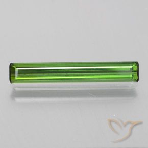 1.33ct Natural Verde floresta Turmalina, Corte Esmeralda, VVS-VS