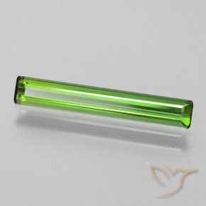 Turmalina Verde floresta Natural 1.33ct, Corte Octógono / Esmeralda, VVS-VS