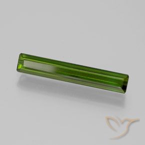 Turmalina verde escuro Natural 1.43ct, Corte Octógono / Esmeralda, VVS