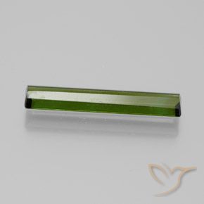 Turmalina verde escuro Natural 1.43ct, Corte Octógono / Esmeralda, VVS