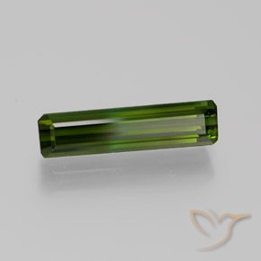 Turmalina Verde Terroso Natural 1.51ct, Corte Octógono / Esmeralda, VVS