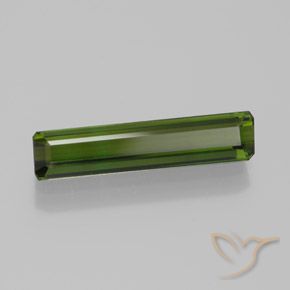 Turmalina Verde Terroso Natural 1.84ct, Corte Octógono / Esmeralda, VVS