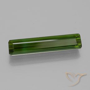 Turmalina verde escuro Natural 1.51ct, Corte Octógono / Esmeralda, VVS-VS