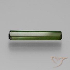Turmalina verde escuro Natural 1.51ct, Corte Octógono / Esmeralda, VVS-VS