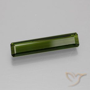 Turmalina verde escuro Natural 1.55ct, Corte Octógono / Esmeralda, VVS-VS