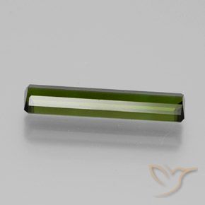 Turmalina verde escuro Natural 1.55ct, Corte Octógono / Esmeralda, VVS-VS