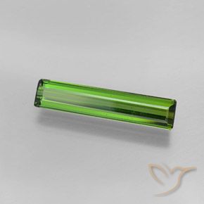Turmalina Verde médio Natural 1.93ct, Corte Octógono / Esmeralda, VVS-VS
