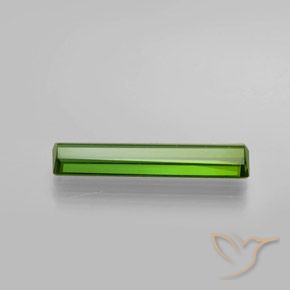 Turmalina Verde médio Natural 1.93ct, Corte Octógono / Esmeralda, VVS-VS