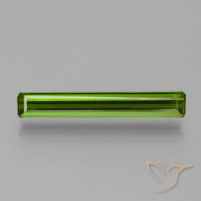 1.88ct Natural Verde médio Turmalina, Corte Esmeralda, VS-SI