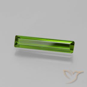 Turmalina Verde médio Natural 1.23ct, Corte Octógono / Esmeralda, VVS-VS