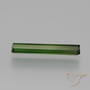 Turmalina Verde escuro Natural 1.38ct, Corte Octógono / Esmeralda, VS-SI