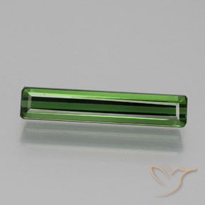 1.73ct Natural Verde escuro Turmalina, Corte Esmeralda, VVS-VS
