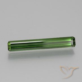 Turmalina Verde floresta Natural 1.26ct, Corte Octógono / Esmeralda, VS