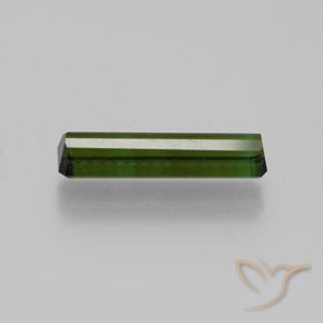 Turmalina Verde Terroso Natural 1.80ct, Corte Octógono / Esmeralda, VVS