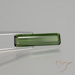 Turmalina Verde floresta Natural 1.15ct, Corte Octógono / Esmeralda, VS