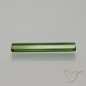 Turmalina Verde médio Natural 1.24ct, Corte Octógono / Esmeralda, VVS-VS