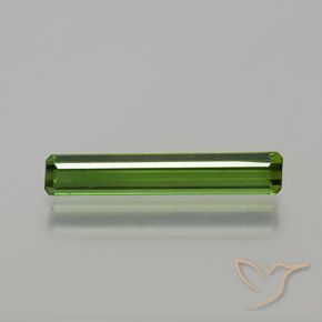 1.33ct Natural Verde floresta Turmalina, Corte Esmeralda, VVS-VS