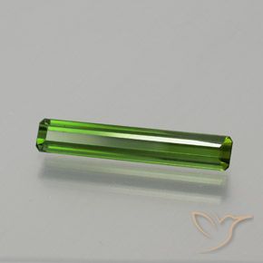 Turmalina Verde floresta Natural 1.33ct, Corte Octógono / Esmeralda, VVS-VS