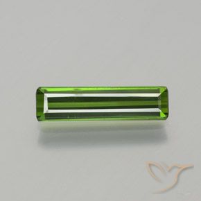 1.17ct Natural Verde médio Turmalina, Corte Esmeralda, VS