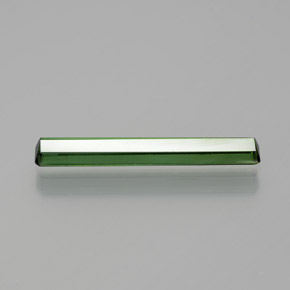 Turmalina verde floresta natural 1,19ct, corte esmeralda, VS