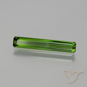 Turmalina Verde floresta Natural 1.34ct, Corte Octógono / Esmeralda, VVS-VS