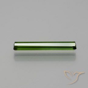 Turmalina Verde floresta Natural 1.34ct, Corte Octógono / Esmeralda, VVS-VS