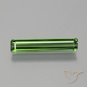 1.35ct Natural Verde floresta Turmalina, Corte Esmeralda, VVS-VS