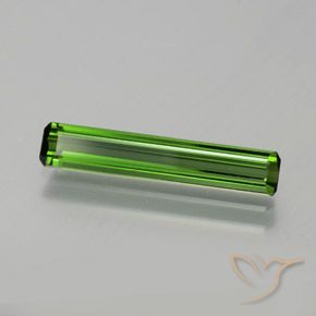 Turmalina Verde Terroso Natural 1.39ct, Corte Octógono / Esmeralda, VVS-VS