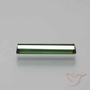 Turmalina Verde Terroso Natural 1.22ct, Corte Octógono / Esmeralda, VS-SI