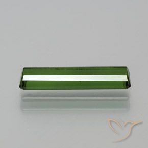Turmalina Verde Terroso Natural 1.39ct, Corte Octógono / Esmeralda, VVS