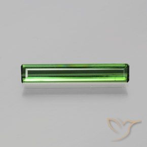 1.16ct Natural Verde médio Turmalina, Corte Esmeralda, VVS-VS