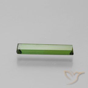 Turmalina Verde Terroso Natural 1.25ct, Corte Octógono / Esmeralda, VVS-VS