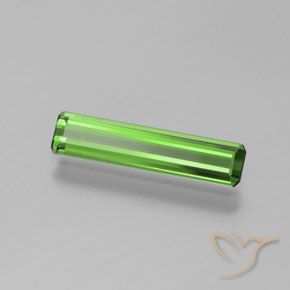 Turmalina Verde médio Natural 1.05ct, Corte Octógono / Esmeralda, VVS-VS