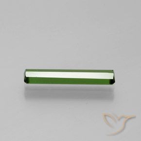 Turmalina Verde médio Natural 1.05ct, Corte Octógono / Esmeralda, VVS-VS
