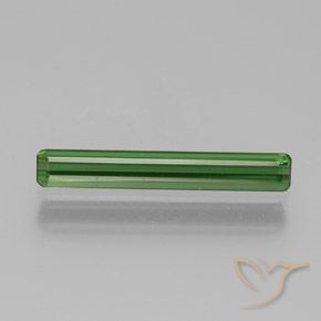 1.08ct Natural Verde médio Turmalina, Corte Esmeralda, VVS-VS