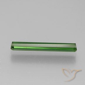 Turmalina Verde médio Natural 1.08ct, Corte Octógono / Esmeralda, VVS-VS