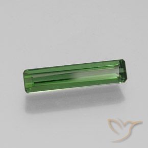 Turmalina verde escuro Natural 1.25ct, Corte Octógono / Esmeralda, VS