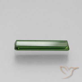 Turmalina verde escuro Natural 1.25ct, Corte Octógono / Esmeralda, VS