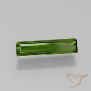 Turmalina Verde médio Natural 1.17ct, Corte Octógono / Esmeralda, VS-SI