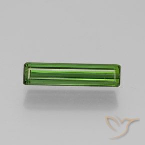 1.33ct Natural Verde médio Turmalina, Corte Esmeralda, VS-SI