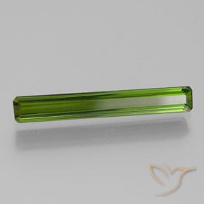 Turmalina Verde médio Natural 1.58ct, Corte Octógono / Esmeralda, VVS-VS
