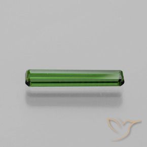 Turmalina Verde médio Natural 1.24ct, Corte Octógono / Esmeralda, VVS-VS